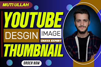 create  canva design for your social media posts,yt thumbnail