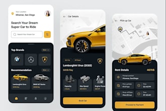 build multivendor marketplace car rental app, car dealership, car auction ap