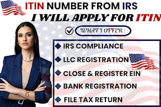 get your itin number, US tax return and tax filing