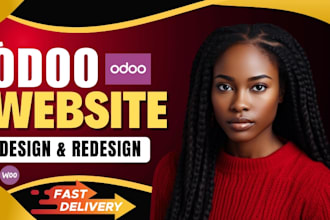 custom odoo website design odoo website redesign odoo website customization