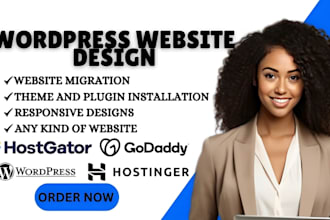 fix wordpress redesign godaddy design godaddy hostinger hostgator divi website
