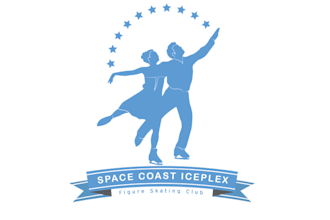 design creative ice skating club logo