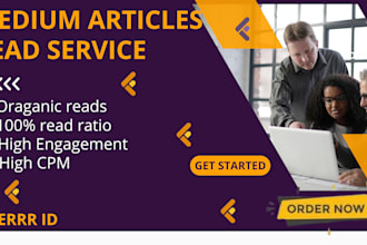 provide medium articles read service and promotion