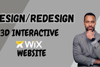 do 3d interactive wix website spline animation wix studio interactive website