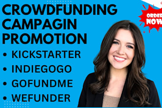 promote your kickstarter, indiegogo, gofundme crowdfunding campaign on socials