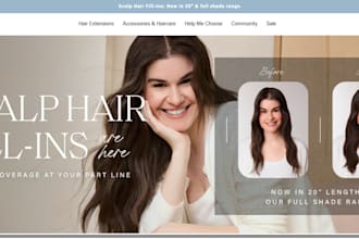 hair extension shopify store hair extension website wix hair extension website