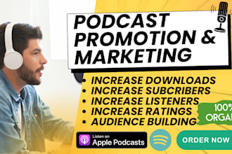 do viral organic spotify podcast promotion grow your listener podcast marketing