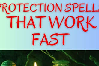 cast a ultimate protection spell to shield you from anything
