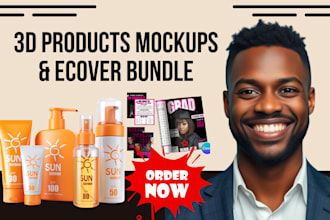 design digital product mockup, online course bundle, ecover bundle