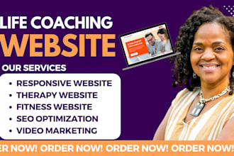 design coaching website, life coaching, consultant website, life coach website