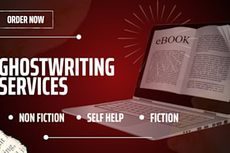 ghostwrite self help ebook, non fiction romance ebook writer, memoir ghostwriter