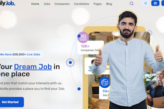 build a job marketplace indeed clone app and website