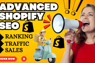 advanced shopify SEO to improve google ranking and generate organic traffic