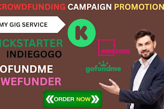 create and promote crowdfunding  campaign chuffed charity