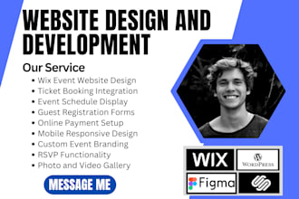 build your event website event management website ticket booking website on wix