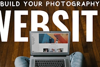 build stunning wordpress photography website with portfolio and booking