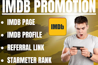 promote imdb profile imdb page to improve starmeter