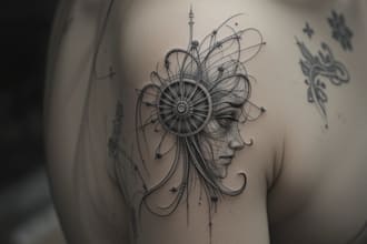 draw a realistic tattoo design