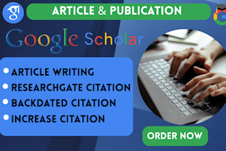 backdated citation using researchgate, increase google scholar citation