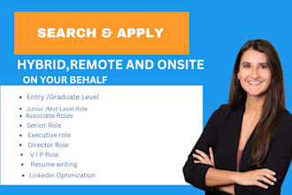 conduct your job search and apply online for  remote work