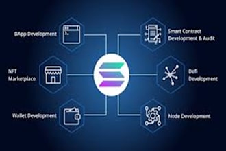develop solana frontrunner bot, solana volume bot on dex screener and raydium