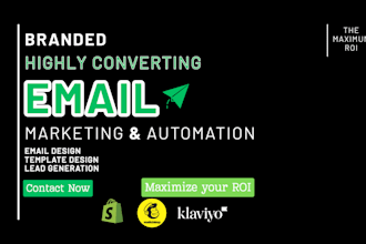 do klaviyo flows, shopify email marketing template design sales lead generation