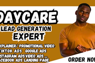 daycare leads child care lead facebook ads google promo video advertising