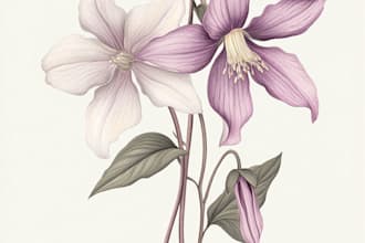 draw botanical illustration art for you