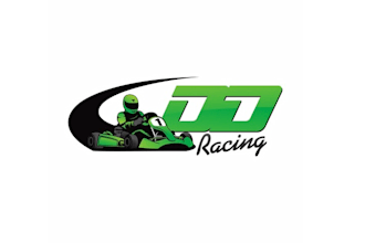 create unique professional go kart racing team logo