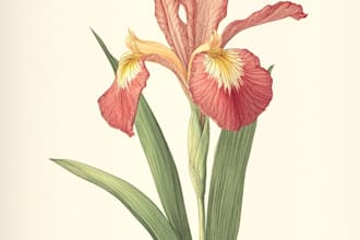 draw botanical illustrations of flowers, plants and fruits