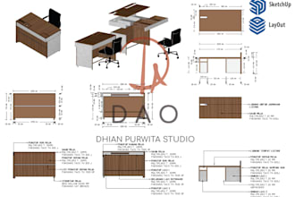 make model of furniture in sketchup and sketchup layout