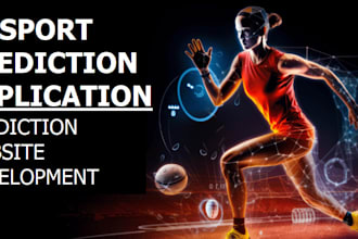 do ai sport prediction app development, NFL ai sport prediction website