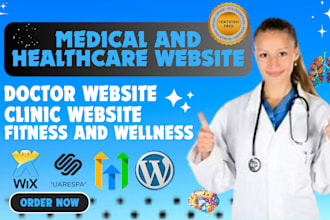 design, redesign doctor, medical, clinic wordpress website
