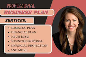 create investor ready financial analysis, model, and plan for your startup