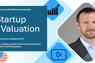 provide an expert startup and business valuation with proven exit expertise