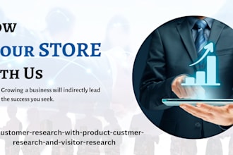 do customer research with product custmer research and visitor research