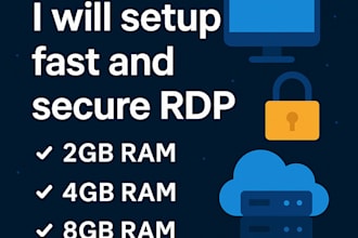 setup fast and secure rdp services