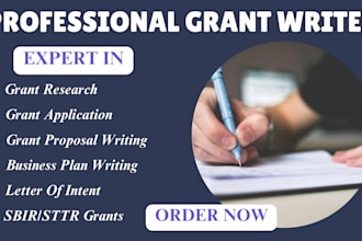 write grant proposals application, business plan, 501c3, grant writing