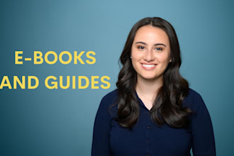 be your ghostwriter and write your ebook or lead magnet