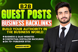 publish b2b and saas guest posts with dofollow backlinks