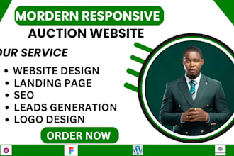 design auction website bidding  mortgage multivendor website integration