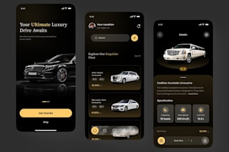 develop limousine app, car rental app, saas app, uber app, taxi booking app