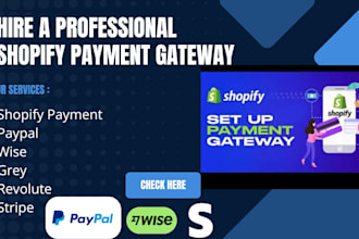 create verify shopify payment gateway stripe integration paypal wise grey cleva
