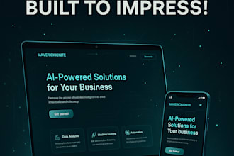 build cutting edge ai websites with modern design