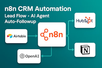 build n8n crm automation and lead management with ai agent integration