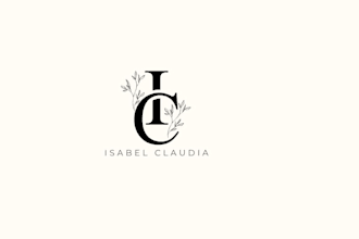 make modern modern and simple floral logo design