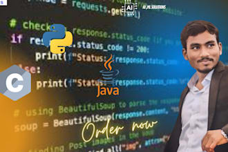 teach python java c and help with projects and problem solving
