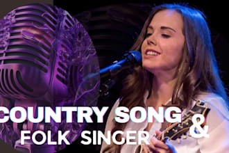sing country pop, alt country blues heartfelt ballad folk song as female singer