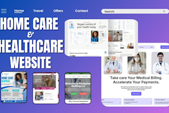 healthcare website design medical website adultcare dna testing doctor website
