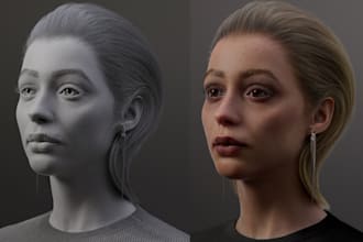sculpt 3d head model 3d face sculpting 3d head bust sculpture 3d metahuman